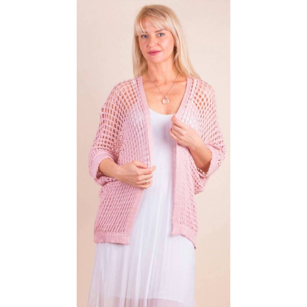NEW GIGI MODA rosana knit cardigan in pink